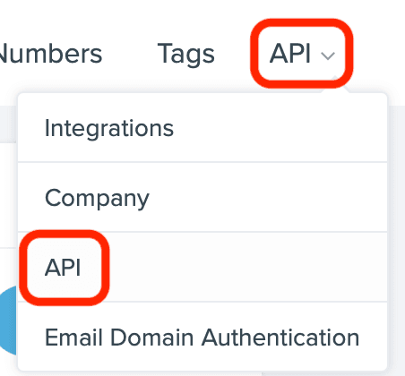 Follow Up Boss API settings