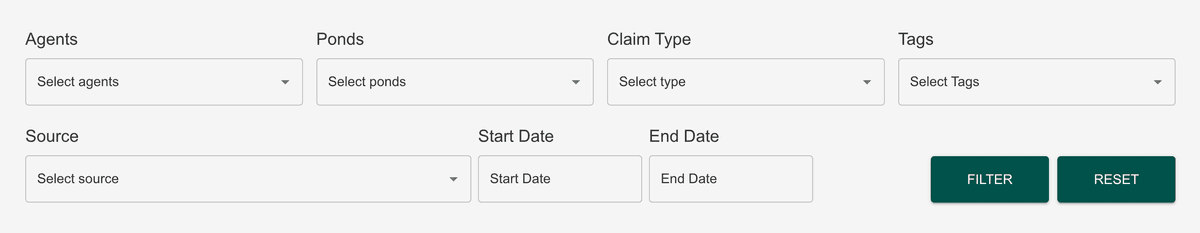 Smart List Zero filtering options