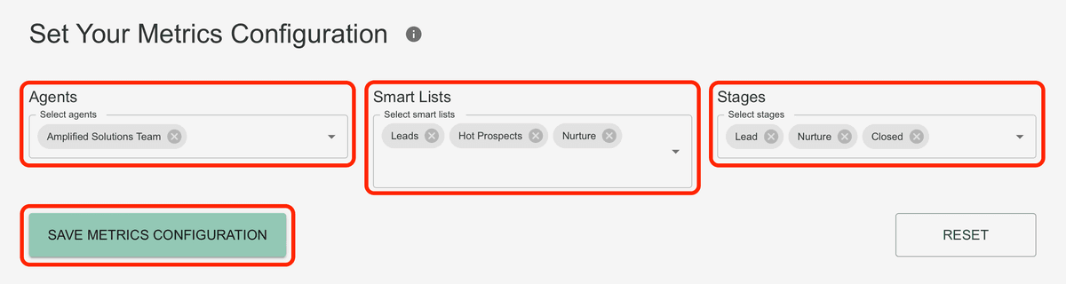 Smart List Zero save configuration